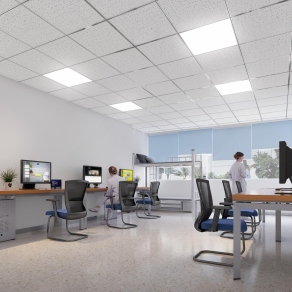 现代医院诊疗室3D模型下载